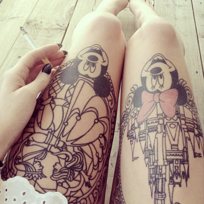 Les Plus Beaux Tatouages Inspires Par L Univers Disney Magazine Piercing Et Tatouage